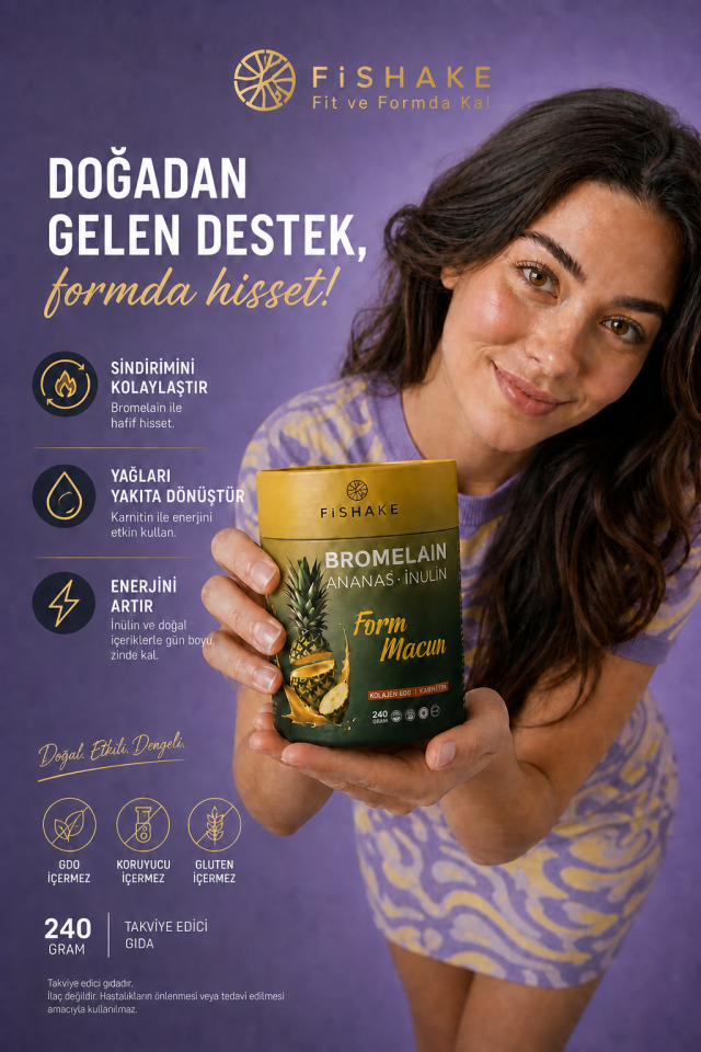 Bromelain - İnülin - Ananas Karışımlı Bitkisel Macun